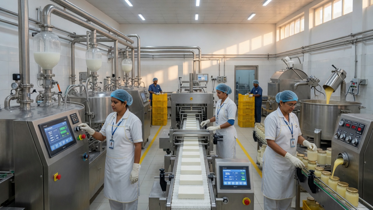 Women-led automated dairy unit making paneer, khoya and ghee